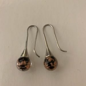 Blown glass earrings
